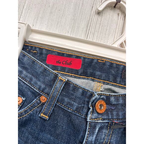 AG Adriano Goldschmied The Club Low Rise Wide Leg Bottom Jeans Size 25R‎ NWT - Picture 4 of 7